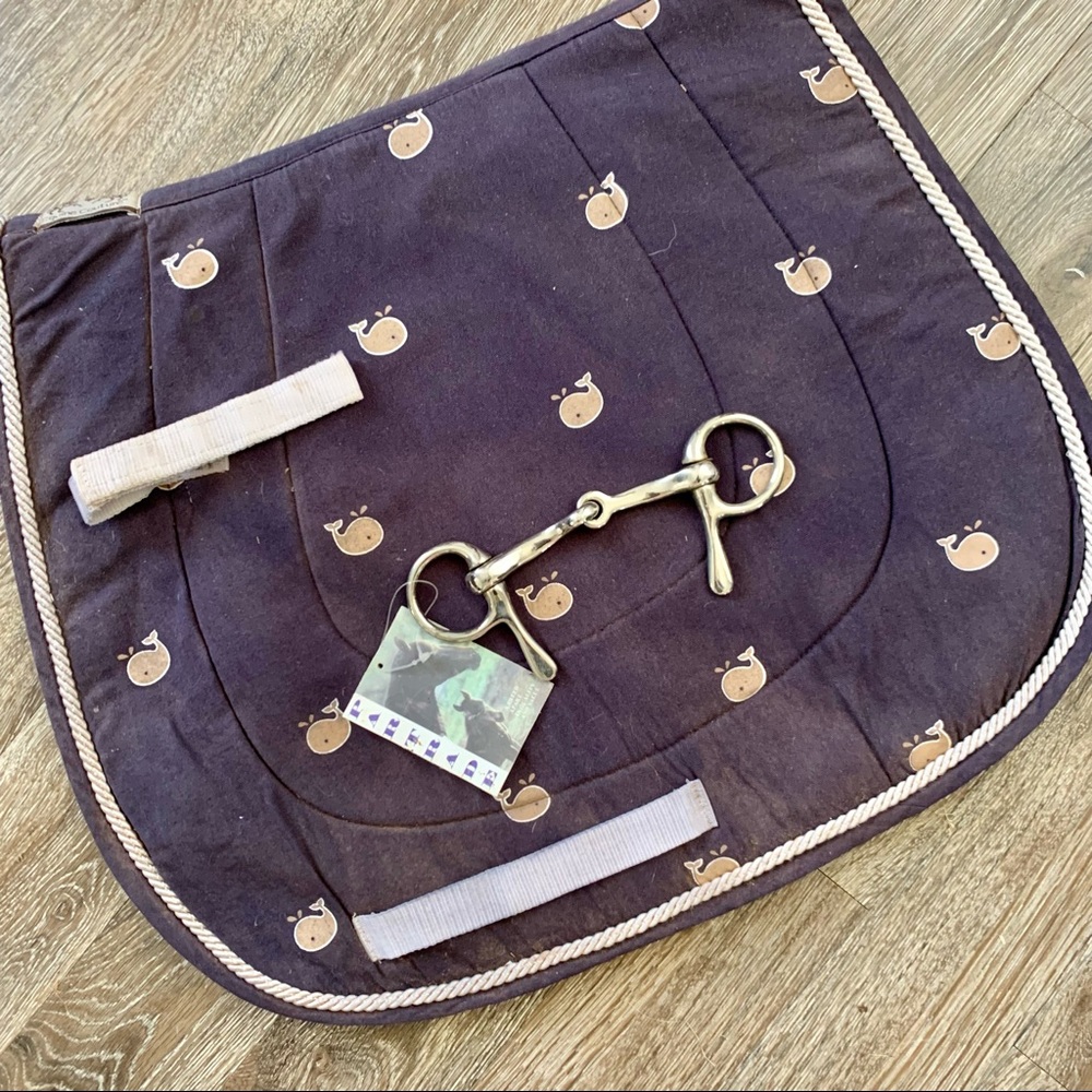 Horse Tack! Whale Pony Pad And 4-1/4 Pony Snaffle